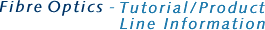 Tutorial/Product Line Information